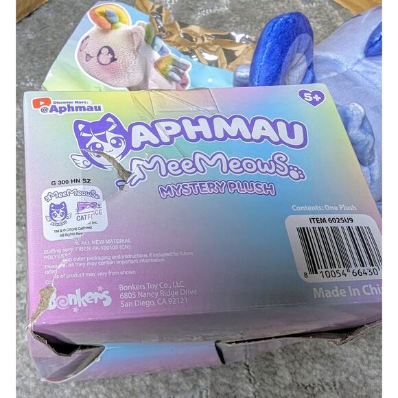Aphmau MeeMeows PURPLE UNICORN CAT 6” Unicorns Limited Edition Mystery Plush - Picture 5 of 9